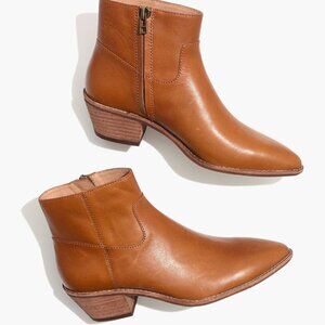 Madewell The Charley Boot in Leather Color Brown English Size 11
